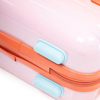 Luggage Set 14" / 20" With Combination Lock And Cosmetic Case