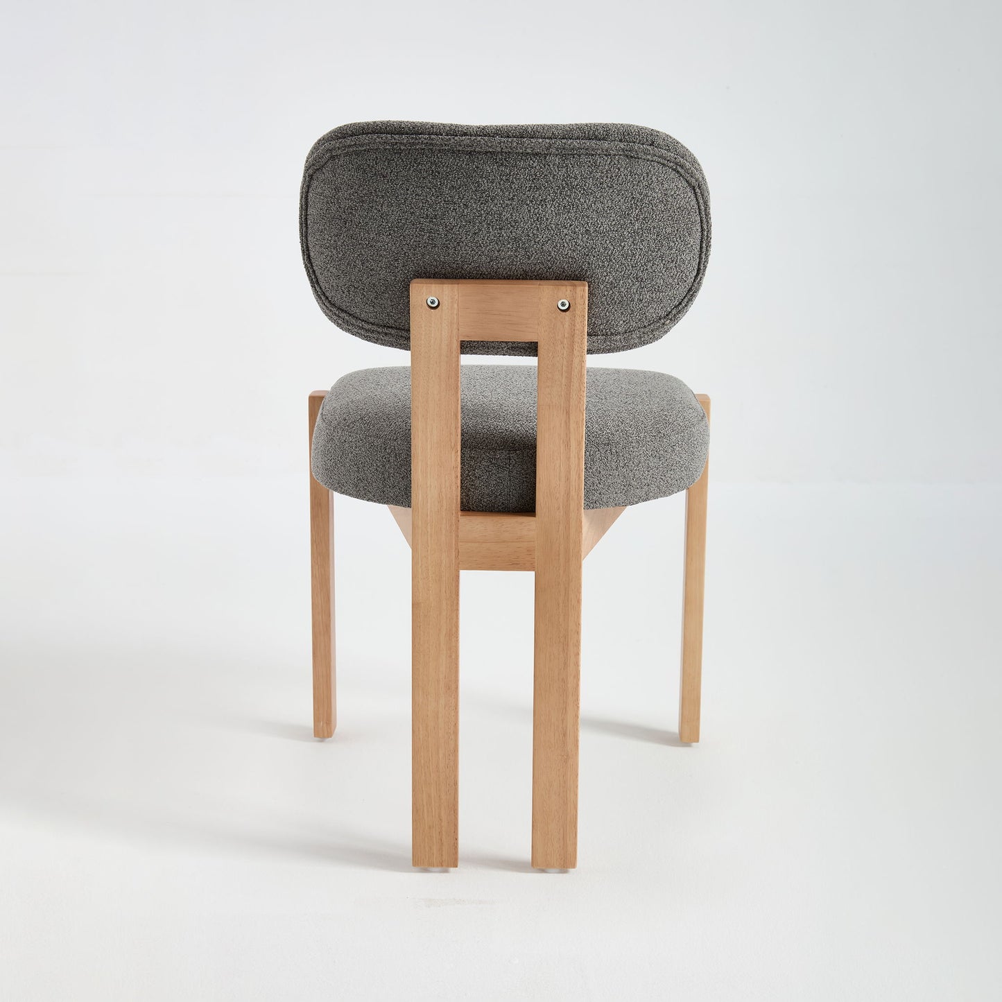 Dining Chairs With Ergonomic Backrest And Adjustable Feet (Set of 2)