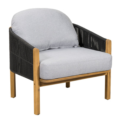 Grotta - Outdoor Wood Club Chair (Set of 2)