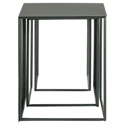 Vestal - 3 Piece Rectangular Nesting Table Set - Gray