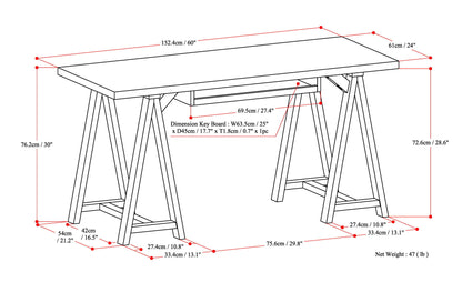 Sawhorse - Handcrafted Desk