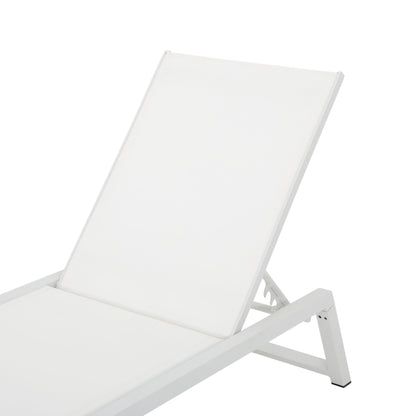 Myers - Modern Chaise Lounge Set With Adjustable Back