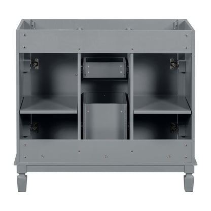 Bathroom Vanity Cabinet With 2 Soft Closing Doors And 2 Drawers