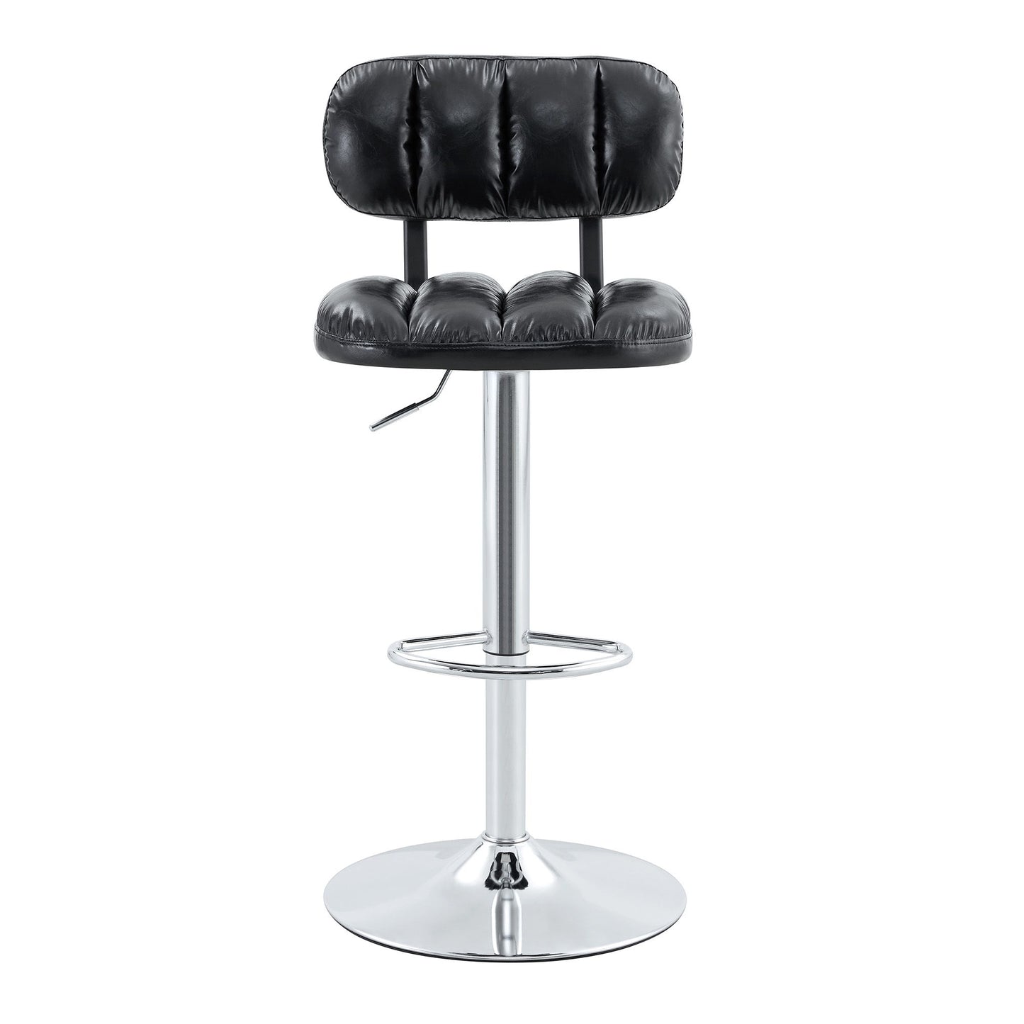 Adjustable Height Bar Stools With Footrest For Kitchen Island (Set of 2)