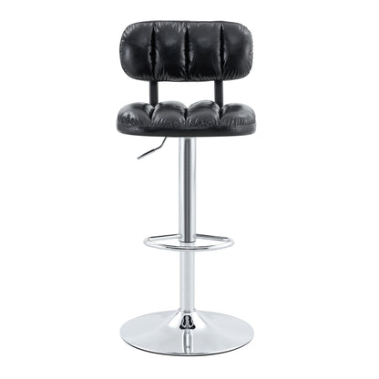 Adjustable Height Bar Stools With Footrest For Kitchen Island (Set of 2)