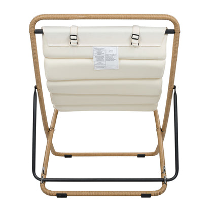 Outdoor Folding Chair With Adjustable Backrest (Set of 2)