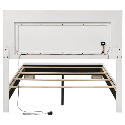 Felicity - LED Panel Bed With Built In Lighting
