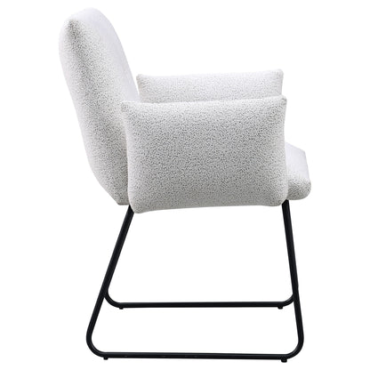 Donica - Upholstered Dining Arm Chair (Set of 2) - Light Gray