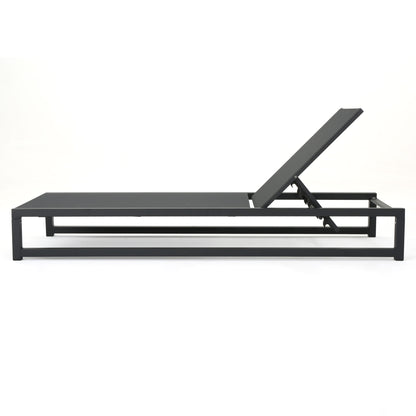 Chaise Lounge With 5 Reclining Positions, Outdoor Patio Lounge Chairs