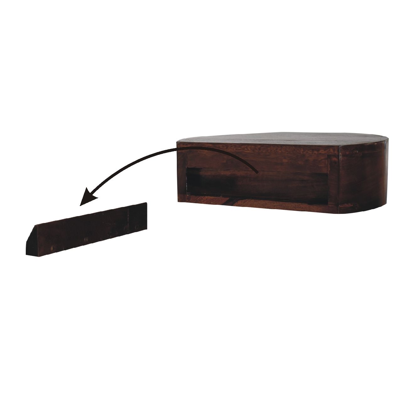 Lunar - Drawer Floating Nightstand
