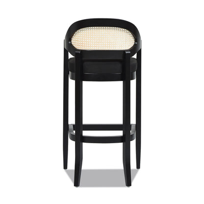 Americana - Mid-Century Modern Cane Back Counter Stool