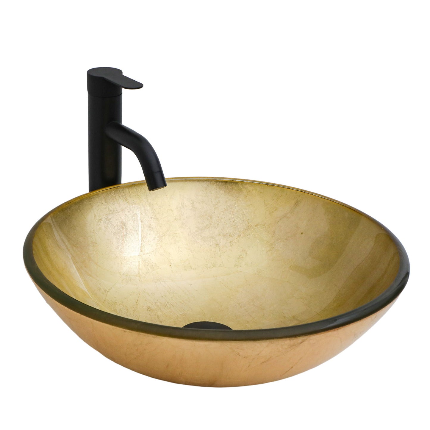 Vessel Sink With Faucet And Pop-Up Drain