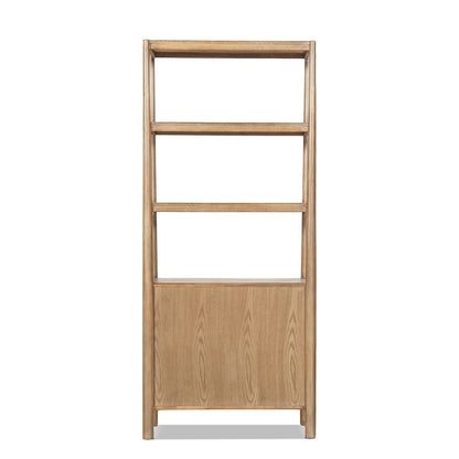 Nolan - Bookcase With Lower Cabinet - Natural