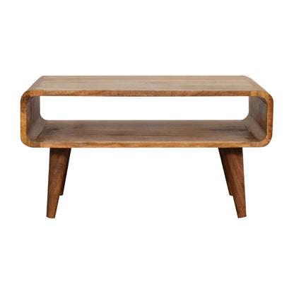 Solid Wood Open Media Unit