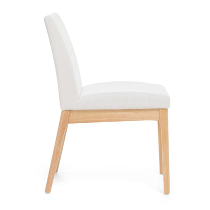 Contemporary Dining Chair SetWith Upholstered Fabric
