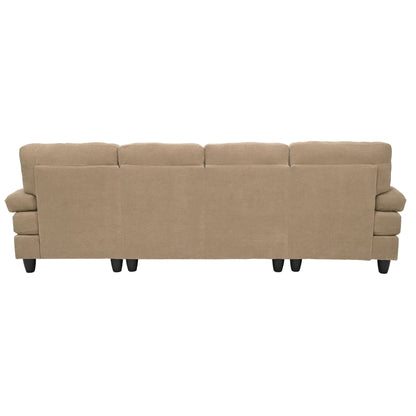U-Shaped Sofa With Dual Chaise