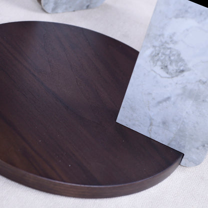 Coffee Table Set With Center Table & Side Table