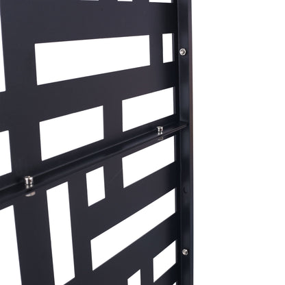 Decorative Freestanding Metal Privacy Screen For Indoor & Outdoor Use