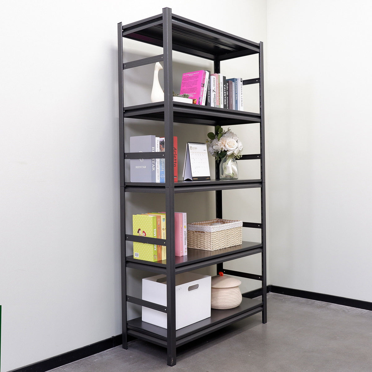 5 Tier Heavy Duty Shelving Unit Adjustable Shelving Units