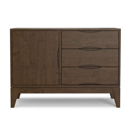Harper - 3 Drawer Sideboard - Walnut Brown