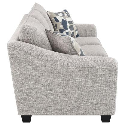Mingle ] Upholstered Sofa - Light Gray