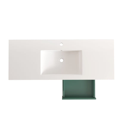 Bathroom Vanity With Sink Combo, 4 Soft Close Doors And 4 Drawers