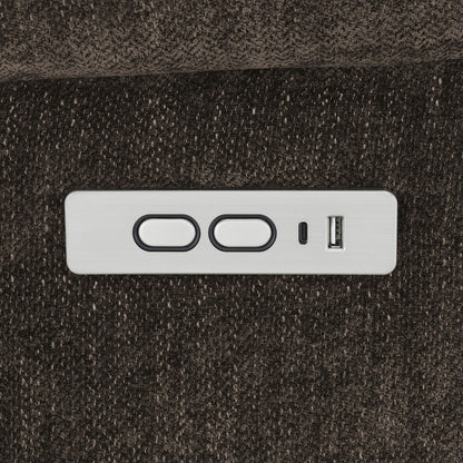 Beca - Upholstered Power Lift Recliner With Cupholders And USB Charging
