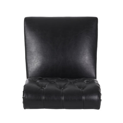 Broxton - Tuft Dining Rolltop Chairs With Button Tufted Backrest (Set of 2)
