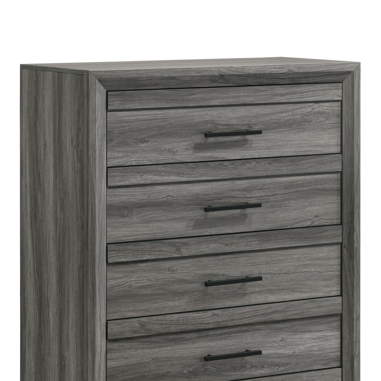 Denver - 5 Drawer Chest - Gray