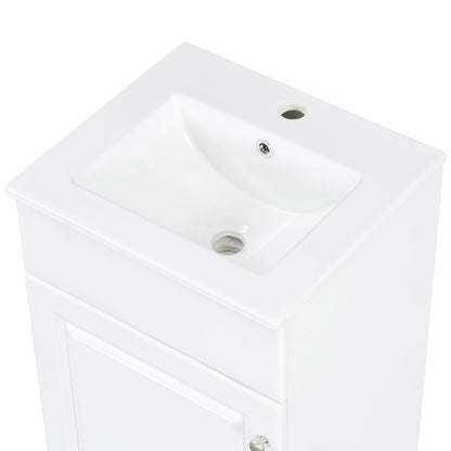 Bathroom Vanity With Sink, Cabinet With Adjustable Shelf