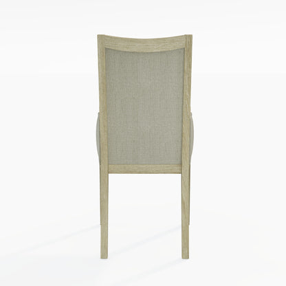Adeline - Upholstered Arm Chair - Natural Wood Wash
