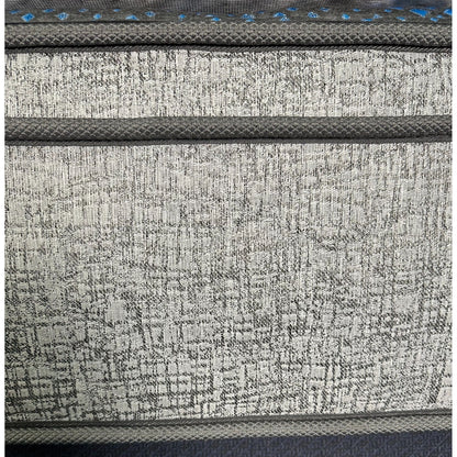 Comfort Care - 12" Hybrid Euro Top Mattress, Plush Comfort With Individual Pocketed Coil - Gray / Blue - Twin