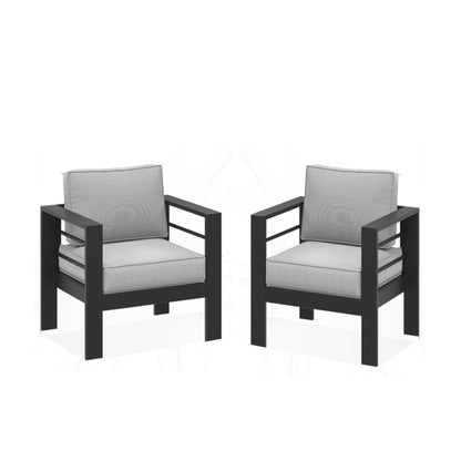 Outdoor Patio Set With All-Weather Thick Cushions