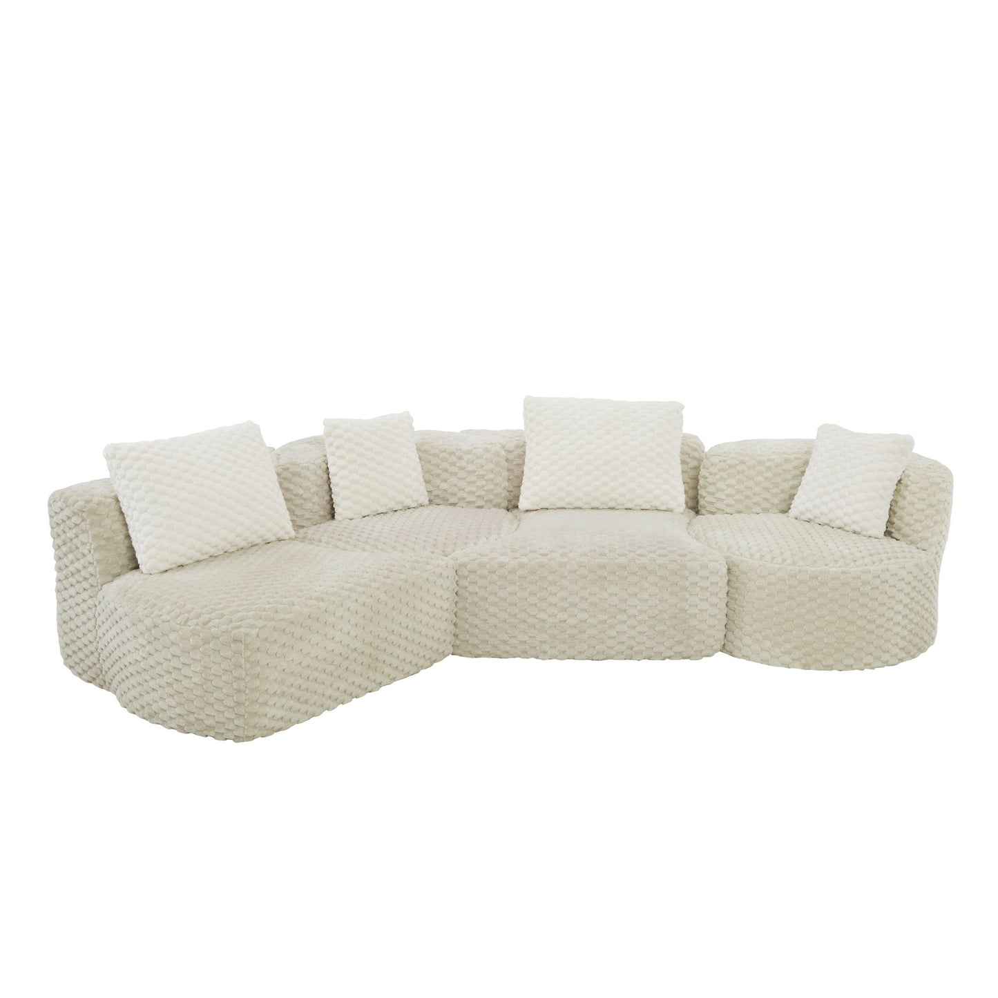 Modular Sectional Sofa With Free Combination Design