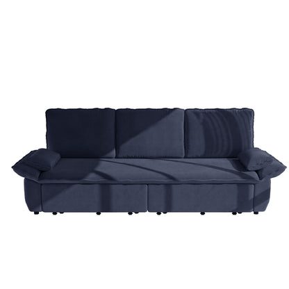 King Size Pull Out Sofa Bed, 3 In 1 Convertible Multifunctional