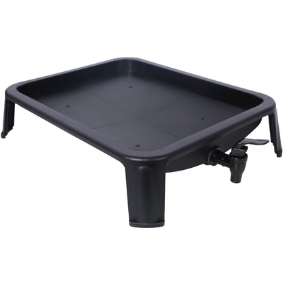 Eco Friendly 5 Layer Worm Compost Bin With 50L Capacity, Easy Setup Plastic Worm Farm Kit - Black