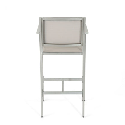 Outdoor Rust Proof Aluminum Barstools (Set of 2)