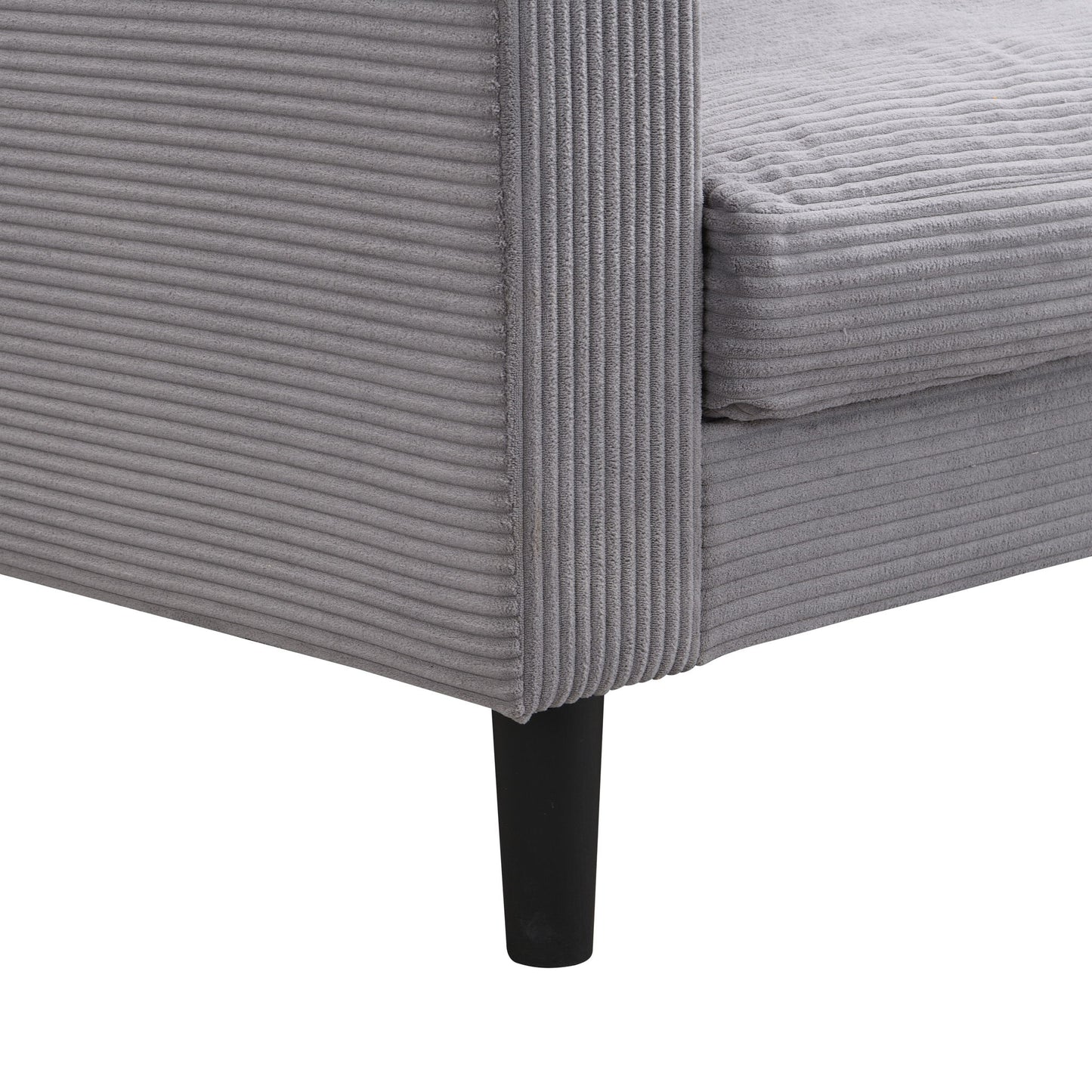 Modern Upholstered 2 Piece Sofa Set With 3 Seater And 2 Seater