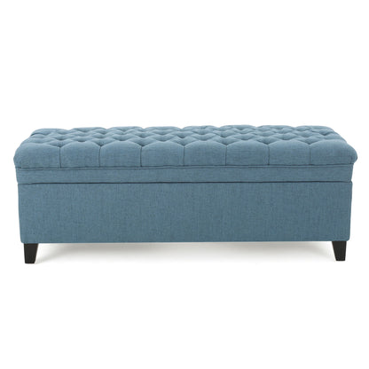 Juliana - Storage Ottoman With Birch Legs