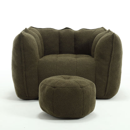 Soft Bean Bag Chair With High Resilient Foam
