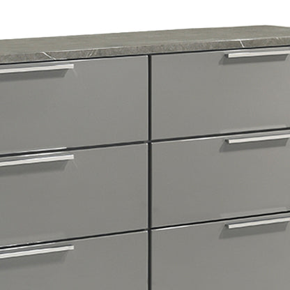 Elara - Dresser With Spacious Drawers - Gray