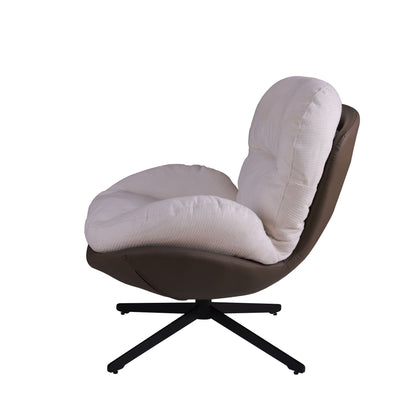 360° Swivel Office Chair, No Wheels