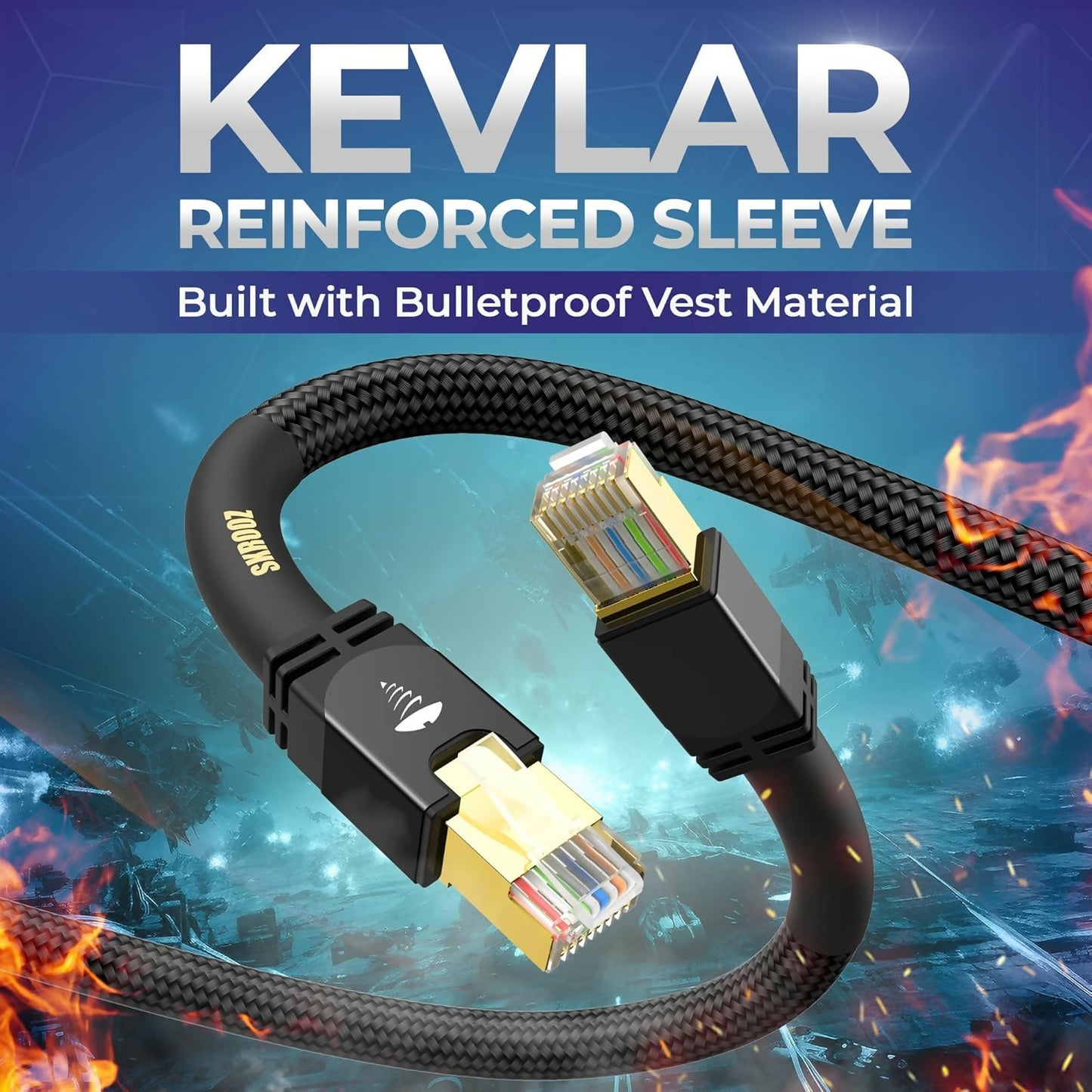 SKROOZ CAT8 Ethernet Cables