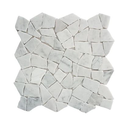 Mosaic Carrara Random Mosaic Wall & Floor Tile ( $18.01/sq.ft)