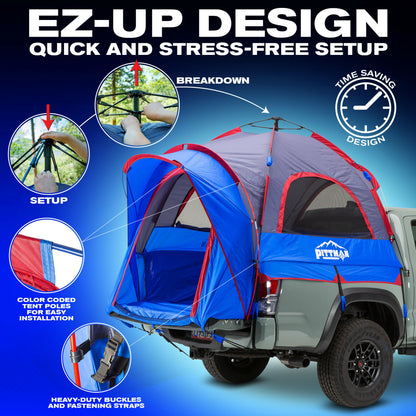 Pittman Outdoors EZ-UP Truck Bed Tent – Ultimate EZ-UP Truck Bed Tent System