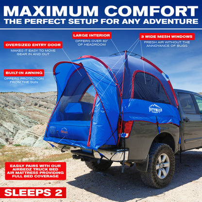 Pittman Outdoors EZ-UP Truck Bed Tent – Ultimate EZ-UP Truck Bed Tent System