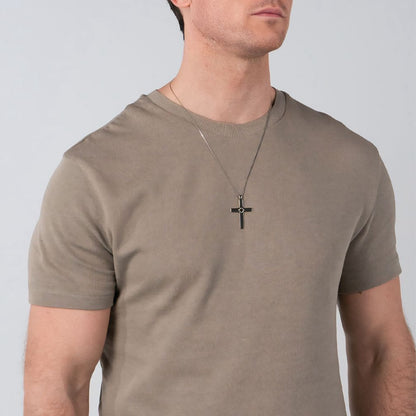 Classic Cross Necklace - Sterling Silver