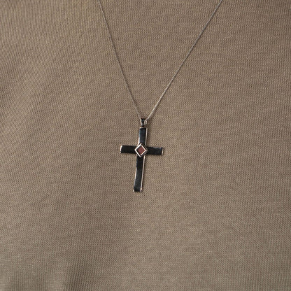 Classic Cross Necklace - Sterling Silver