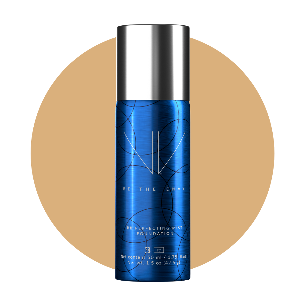 NV Perfecting Mist FOUNDATION Buildable Coverage Professional Airbrush Makeup with Plant-based Stem cell Polypeptides