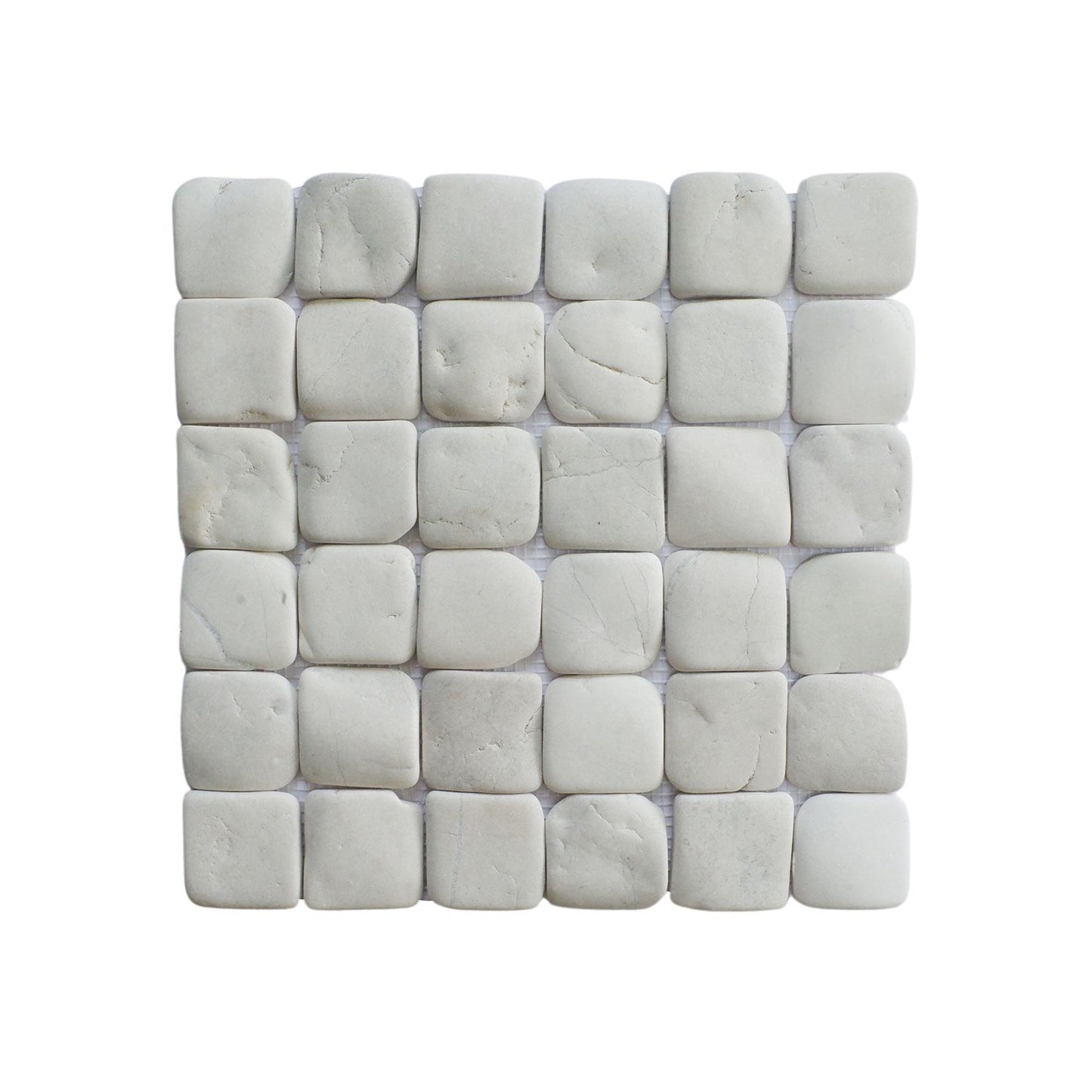 Molar 5 White Natural Stone Mosaic Wall & Floor Tile